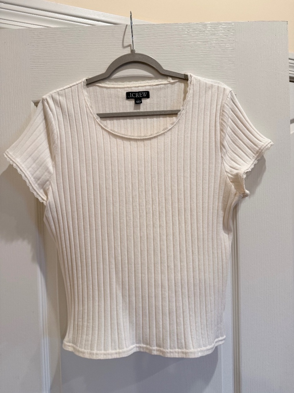 J.Crew Ivory Knit Top